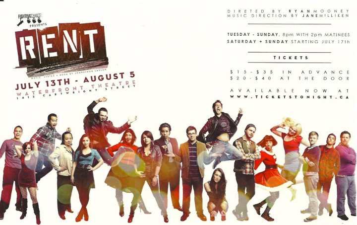 Fighting Chance Productions presents&nbsp;RENT