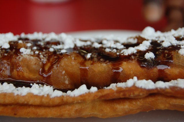 bacon and maple elephant ear