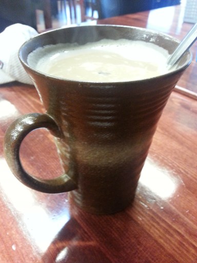 Tapioca Cafe-Hot Almond Milk Bubble Tea