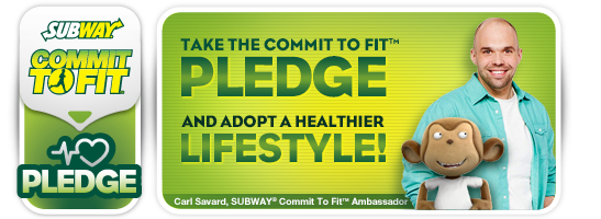 Subway Canada’s Commit To Fit Pledge