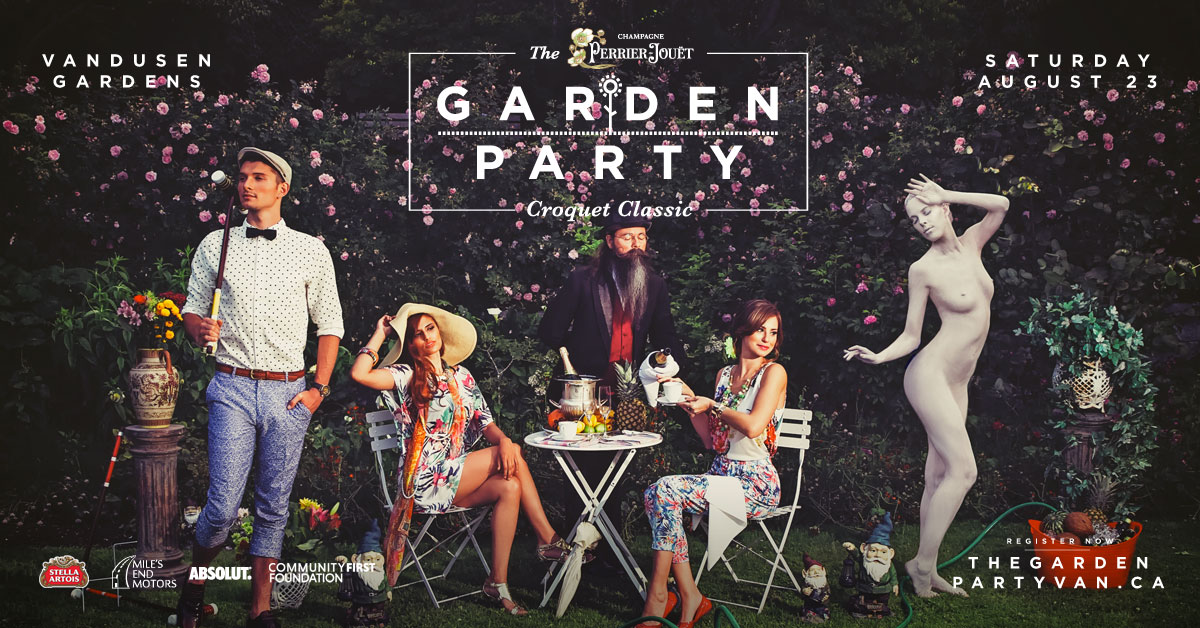 The First Annual Garden Party and Croquet Classic at VanDusen Botanical Gardens #CONTEST