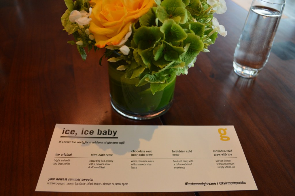 Cafe Giovane Introduces Stumptown Coffee Cold Brew #InstameetGiovane