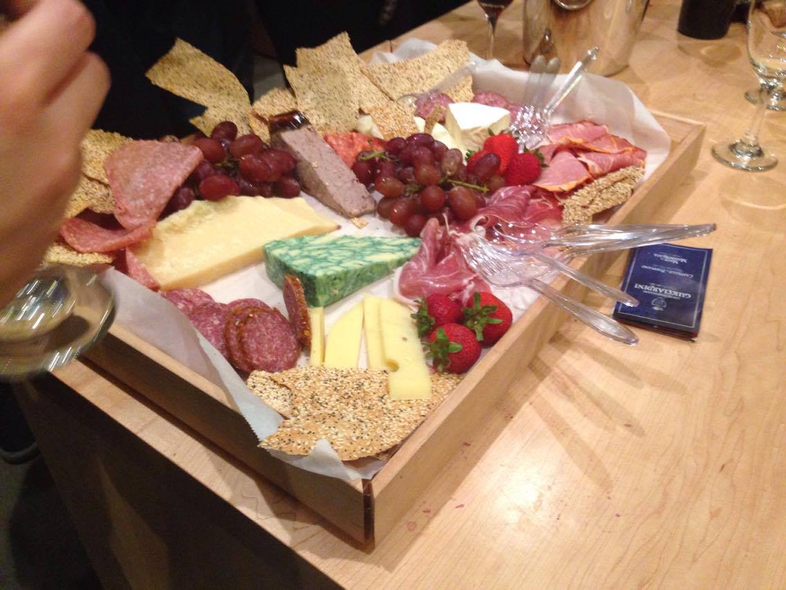 Italian Wine and Cheese at Porto Cafe