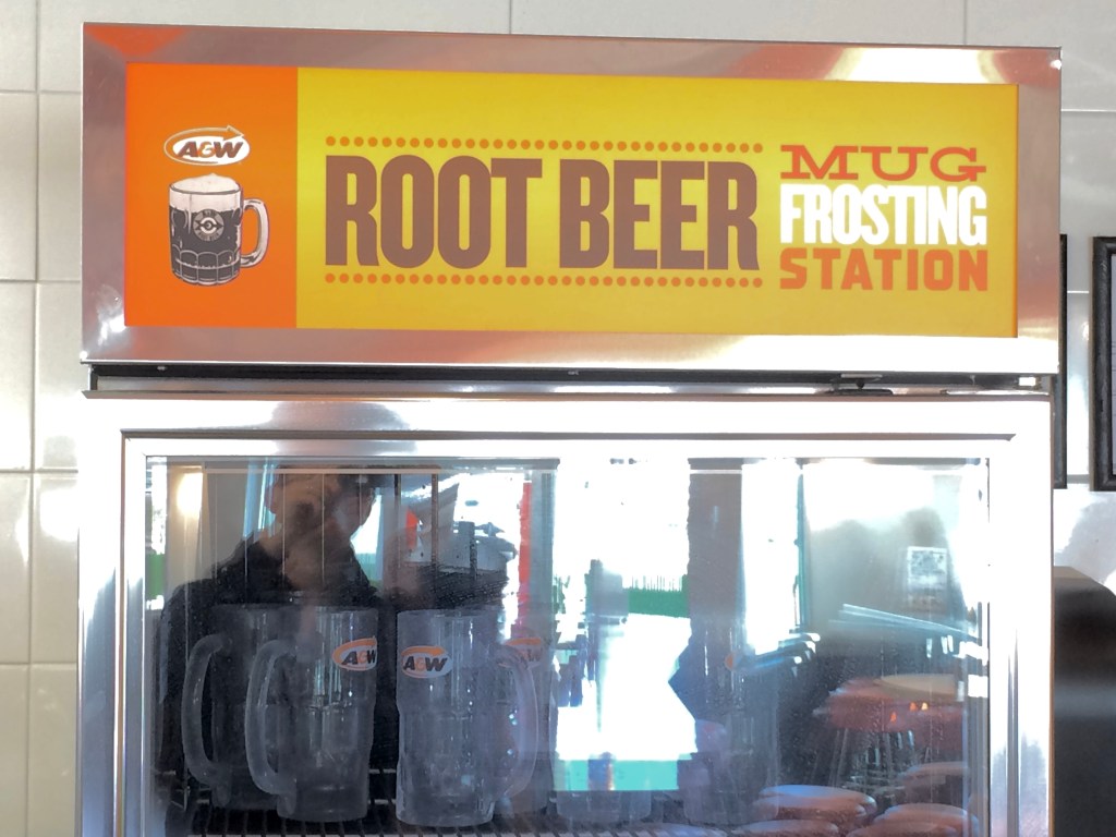 A&W Root Beer Mug Frosting Station