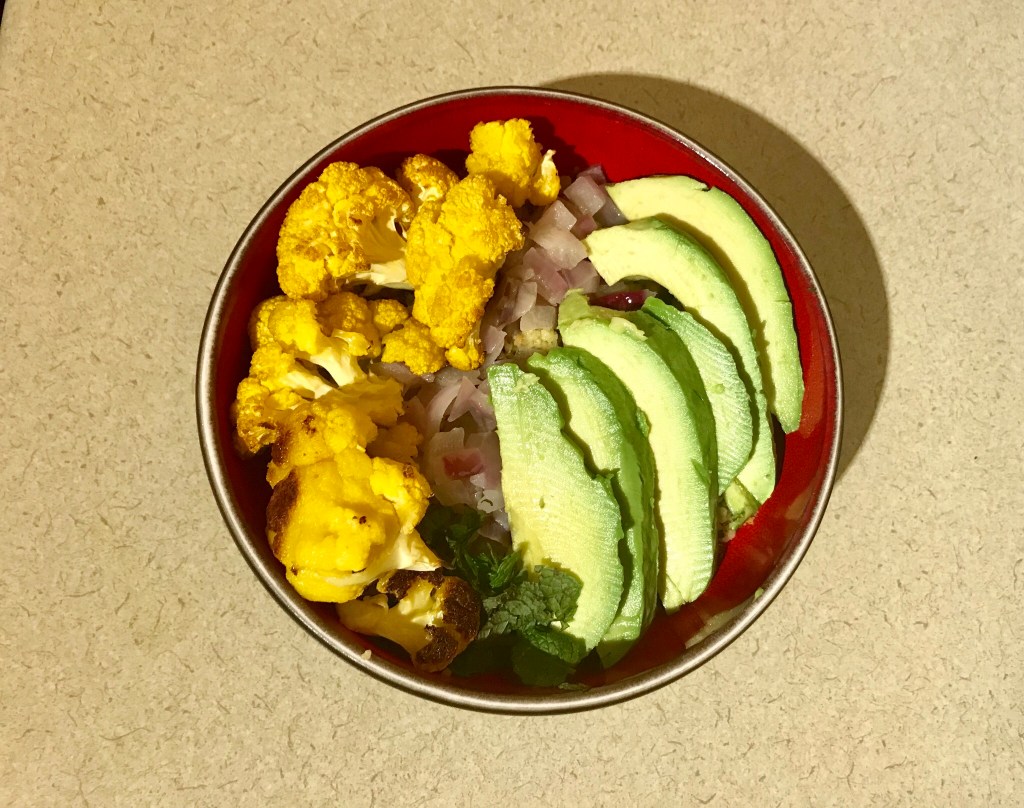 Cooking with the new Becel Avocado: Quinoa Bowl with Turmeric Cauliflower&nbsp;#Recipe