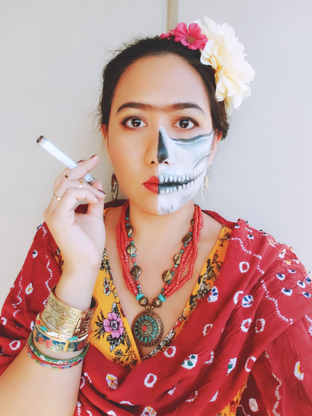Halloween Make-Up and Costume Tutorial: Frida&nbsp;Khalo