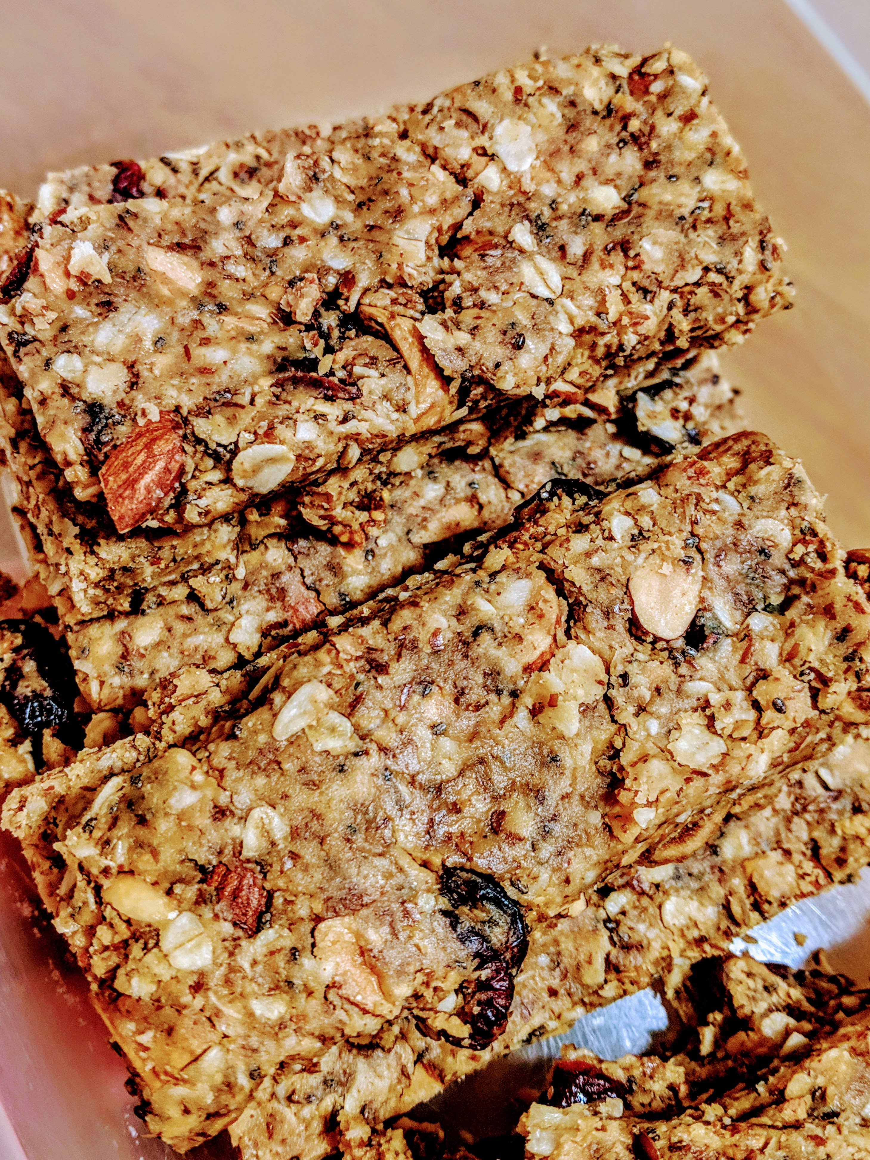 Easy Paleo Friendly No Bake Granola Bars