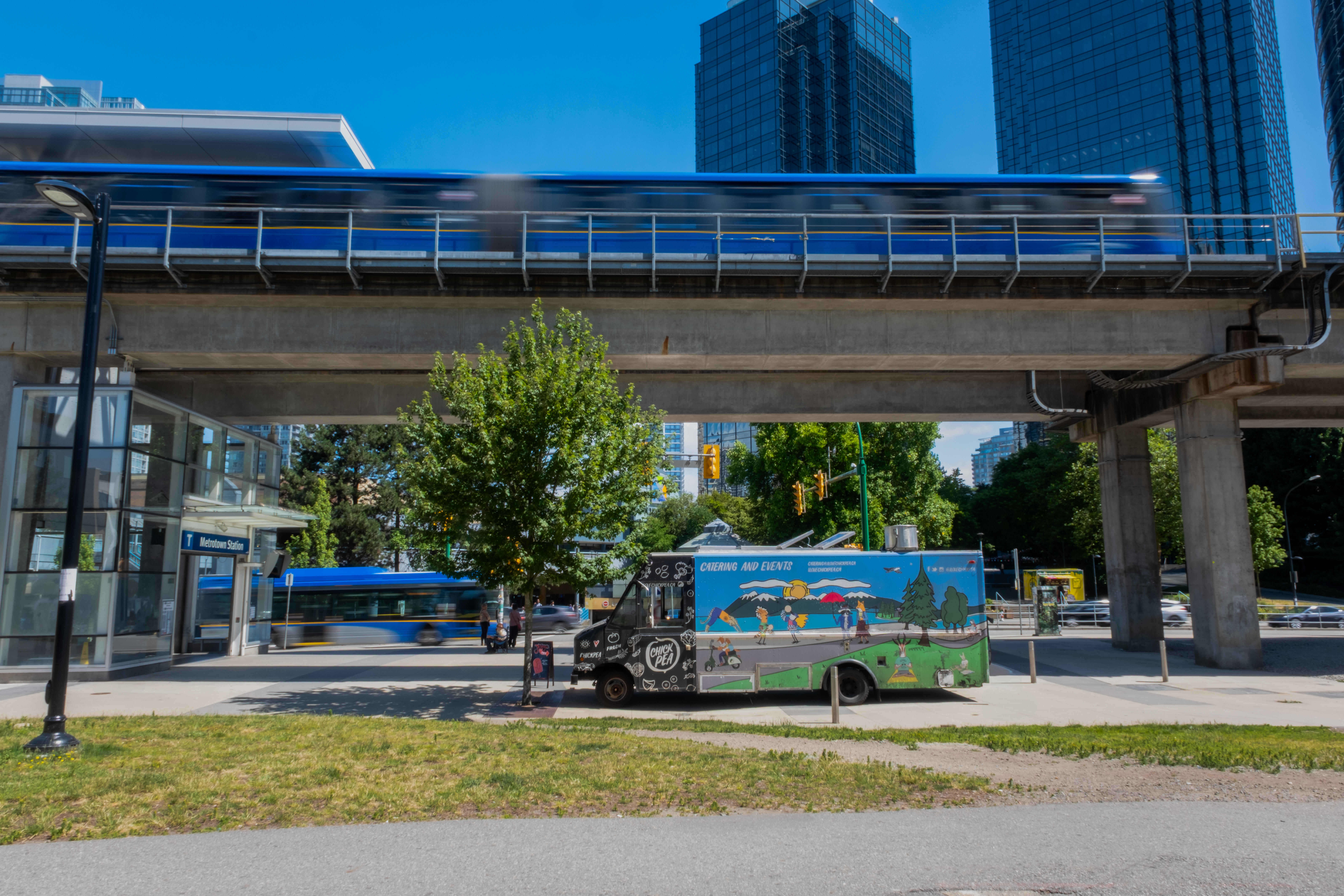 Chickpea Food Truck Launches at Metrotown Station